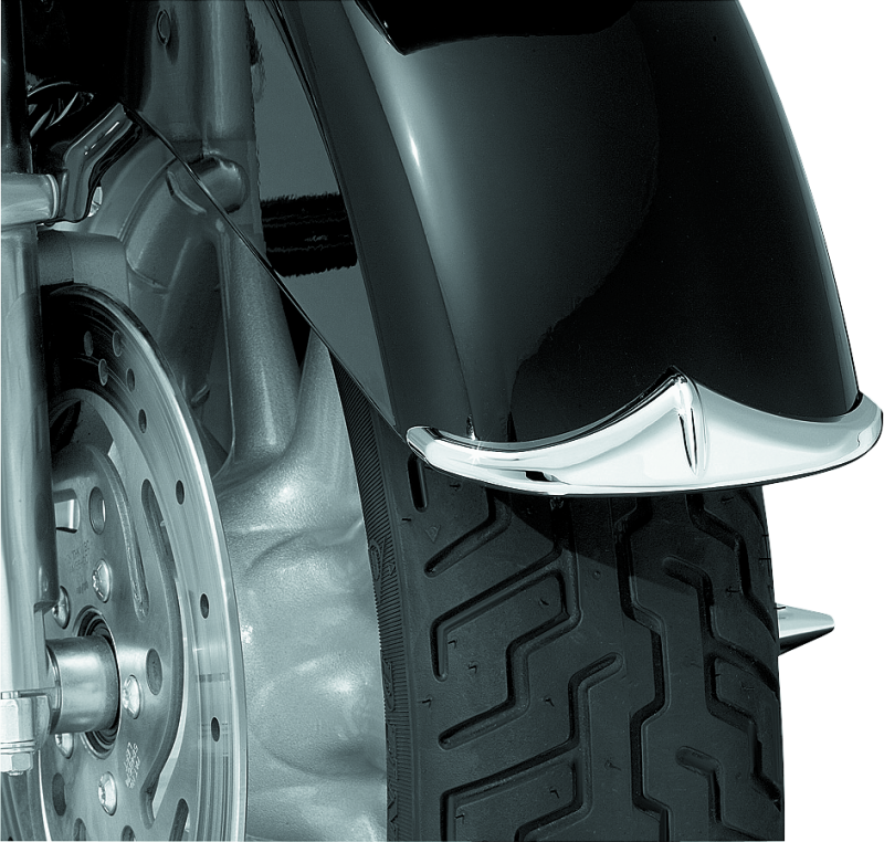 Kuryakyn Front Fender Accent Leading Edge Chrome