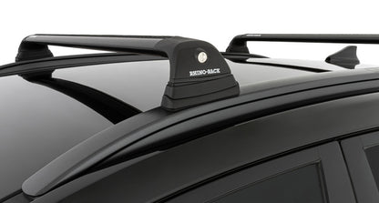 Rhino-Rack 18-22 Hyundai Kona 1st Gen 5 Door SUV w/Flush Rails Vortex RVP 2 Bar Roof Rack - Black