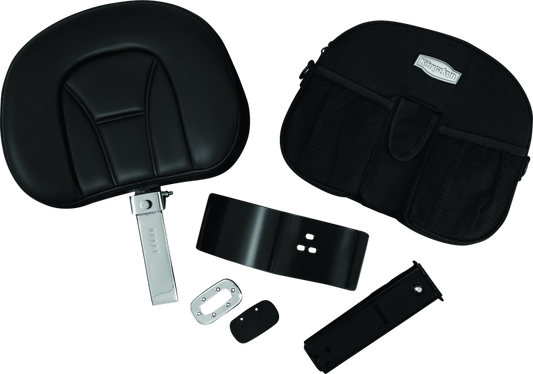 Kuryakyn Plug-N-Go Driver Backrest With Pouch