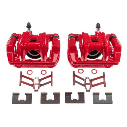 Power Stop 91-95 Acura Legend Rear Red Calipers - Pair