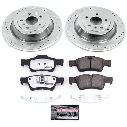 Power Stop 10-11 Mercedes-Benz ML450 Rear Z26 Street Warrior Brake Kit