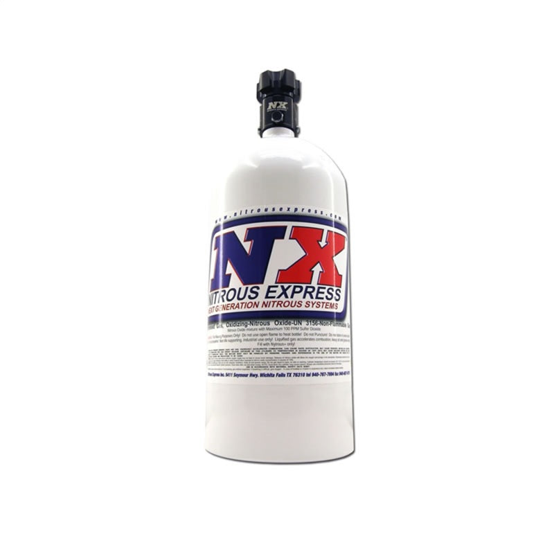 Nitrous Express 5lb Bottle w/Lightning 500 Valve (5.25 Dia x 17.64 Tall)