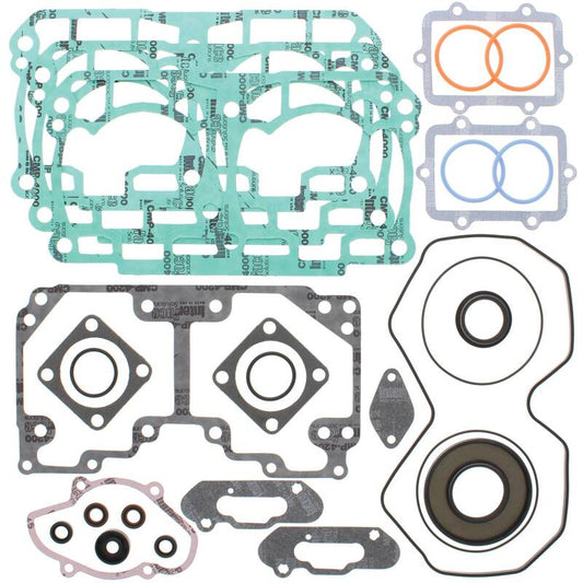 Vertex Pistons Complete Gasket Kt W/Oil Seals