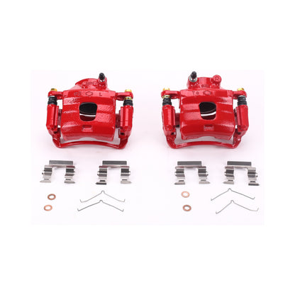 Power Stop 96-99 Infiniti I30 Front Red Calipers w/Brackets - Pair