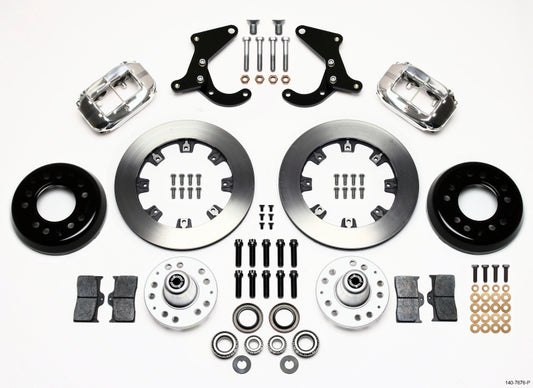 Wilwood Forged Dynalite Front Kit 12.19in Polished 55-57 Chevy