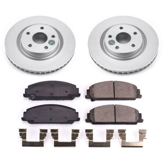 Power Stop 08-09 Pontiac G8 Front Z17 Evolution Geomet Coated Brake Kit