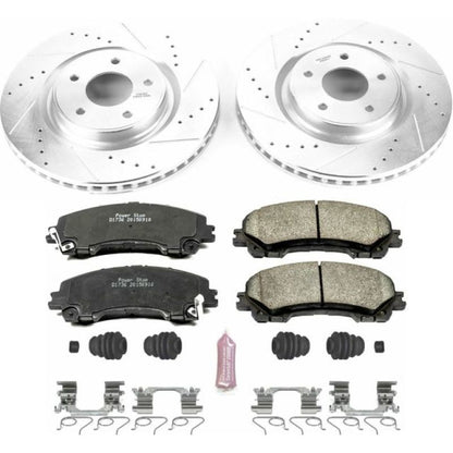 Power Stop 14-19 Nissan Rogue Front Z23 Evolution Sport Brake Kit