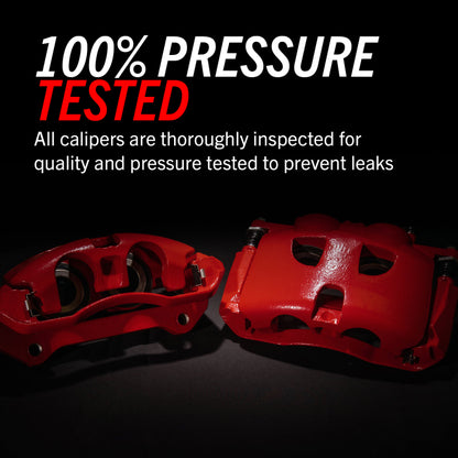 Power Stop 2013 Infiniti JX35 Front Red Calipers w/Brackets - Pair