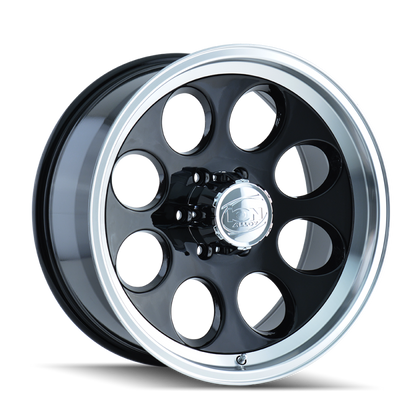 ION Type 171 16x10 / 8x165.1 BP / -38mm Offset / 130.8mm Hub Black/Machined Wheel