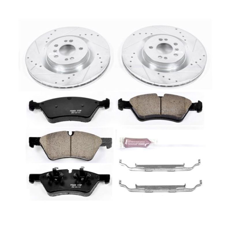 Power Stop 05-06 Mercedes-Benz G55 AMG Front Z23 Evolution Sport Brake Kit