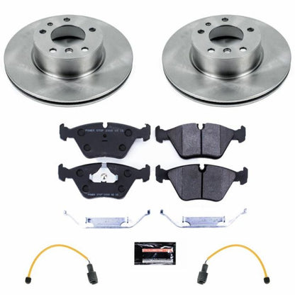 Power Stop 1989 BMW 525i Front Track Day SPEC Brake Kit