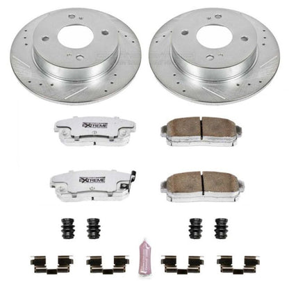 Power Stop 01-02 Infiniti G20 Rear Z26 Street Warrior Brake Kit