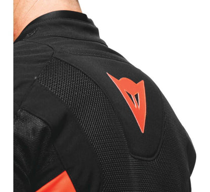 Dainese Energyca Air Tex Jacket Black/Fluorescent-Red Size - 56