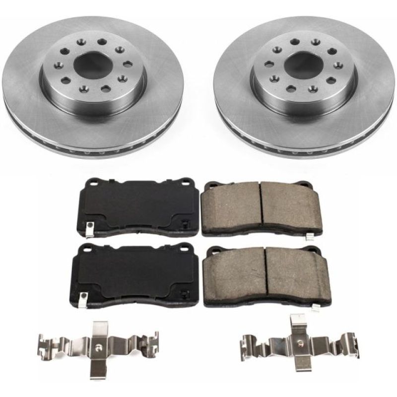 Power Stop 16-18 Cadillac CT6 Front Autospecialty Brake Kit