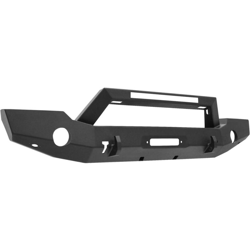 Westin 18-20 Jeep Wrangler WJ2 Full Width Front Bumper w/LED Light Bar Mount Textured Black