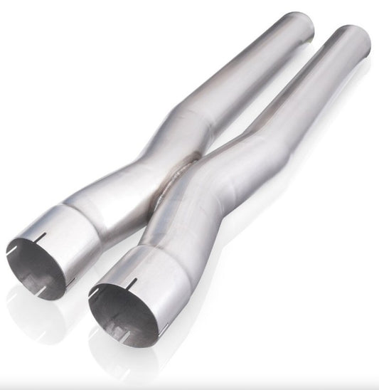 Stainless Works 3in X-Pipe (Parallel) w/ 4.125in Center-to-Center - 3in ID Expanded Inlets