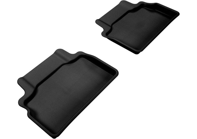 3D MAXpider 2012-2016 Hyundai Genesis Kagu 2nd Row Floormats - Black