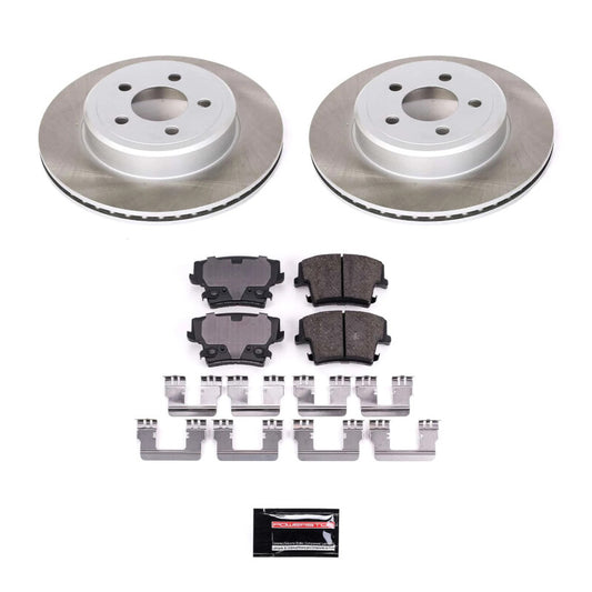 Power Stop 05-08 Dodge Magnum Rear Semi-Coated Rotor Kit