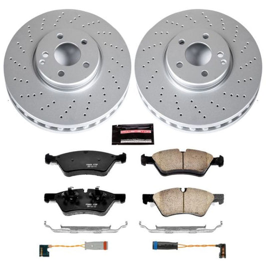 Power Stop 2006 Mercedes-Benz E500 Front Z23 Evolution Sport Coated Brake Kit