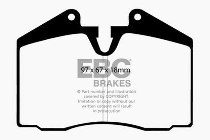 EBC 89-95 Ferrari 348 3.4 Bluestuff Front Brake Pads