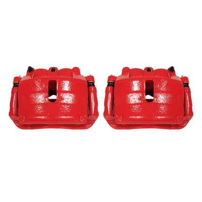 Power Stop 2009 Ford F-150 Front Red Calipers w/Brackets - Pair