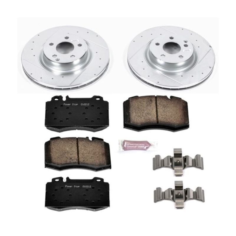 Power Stop 07-09 Mercedes-Benz E550 Front Z23 Evolution Sport Brake Kit