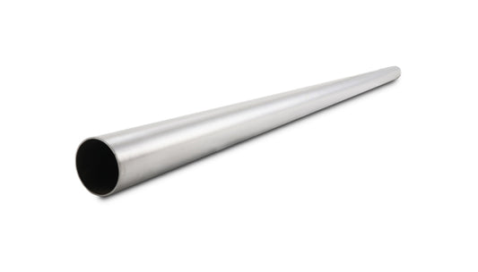 Vibrant 2.25in OD 304 Stainless Steel Brushed Straight Tubing