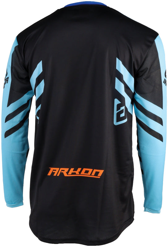 Answer 25 Arkon Nitrus Jersey Blue/Black/Hyper Orange - XS