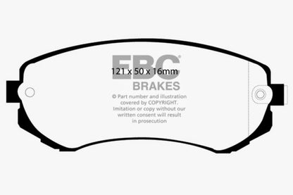 EBC 89-94 Nissan Skyline (R32) 1.8 Greenstuff Front Brake Pads