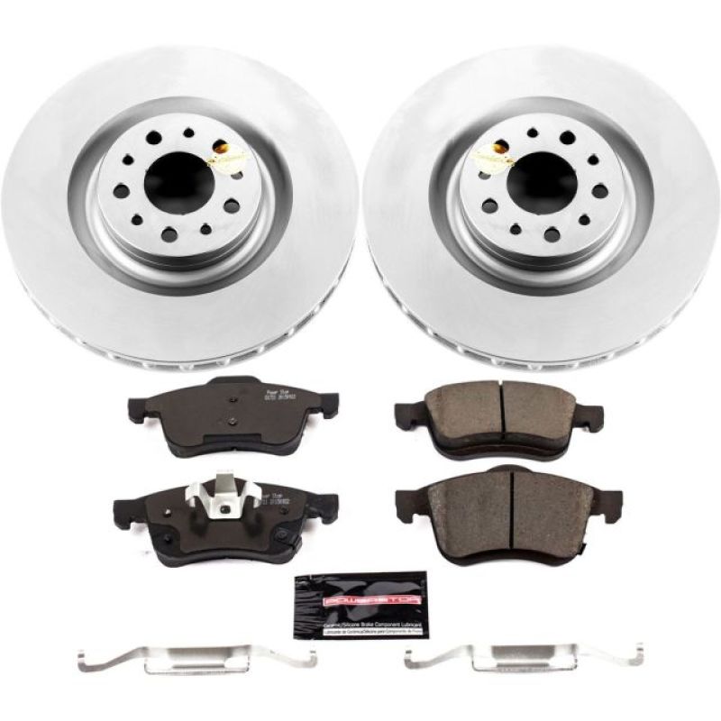 Power Stop 14-19 Fiat 500L Front Z23 Evolution Sport Coated Brake Kit