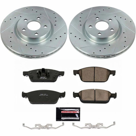 Power Stop 18-19 Ford Transit Connect Front Z23 Evolution Sport Brake Kit