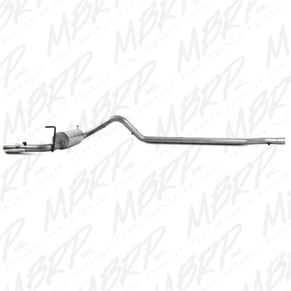 MBRP 2007-2009 Jeep Wrangler 4dr 3.8L V6 Cat Back Single