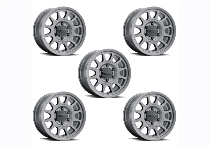 Ford Racing 21-23 Bronco (Excl Bronco Raptor) 17x8.5 Method Matte Gray Wheel Kit