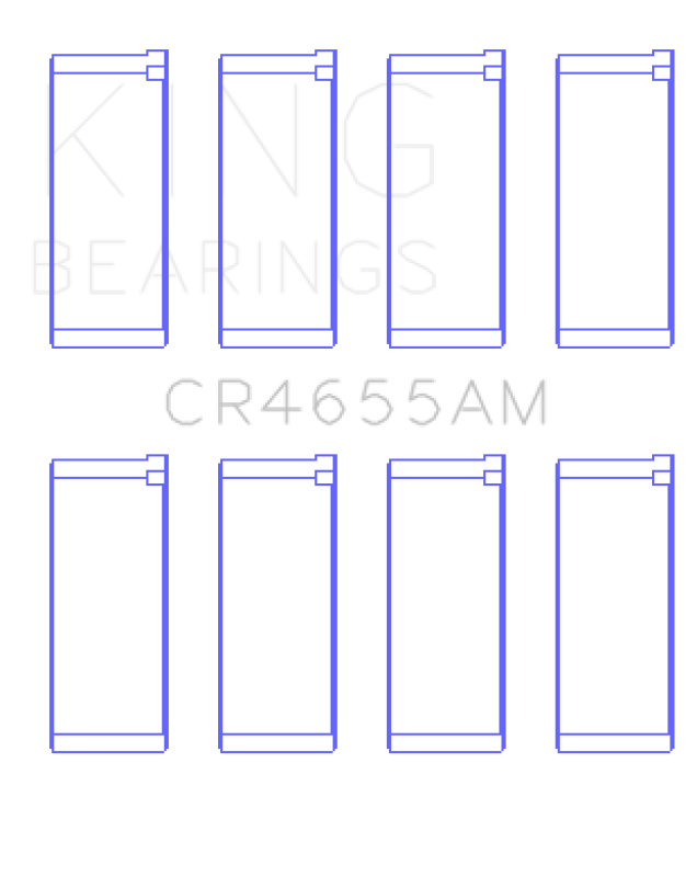 King Engine Bearings Hyundai G4Ed/G4Ae/G4Ek/G4Fk (Size +0.50mm) Connecting Rod Bearing Set