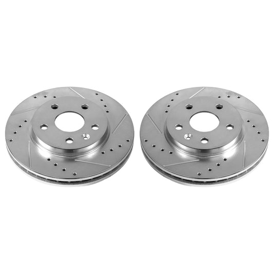 Power Stop 11-16 Buick LaCrosse Front Evolution Drilled & Slotted Rotors - Pair