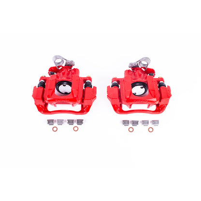 Power Stop 2009 Ford Flex Rear Red Calipers w/Brackets - Pair