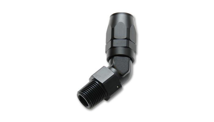 Vibrant Male -16AN to -16AN ORB 45 Degree Hose End Fitting