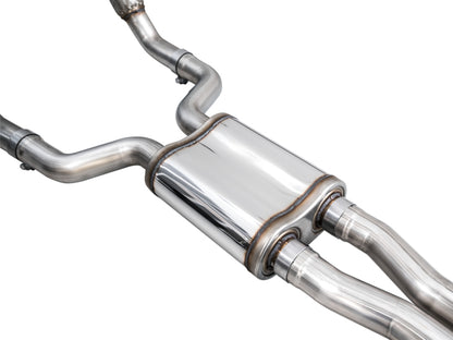 AWE Tuning 21-23 Audi C8 RS6/RS7 SwitchPath Cat-back Exhaust - Diamond Black Tips - Precision R