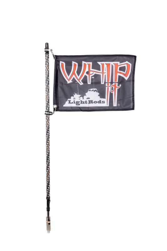 Whip It 3Ft Black Bt Rgb Light Rod Set