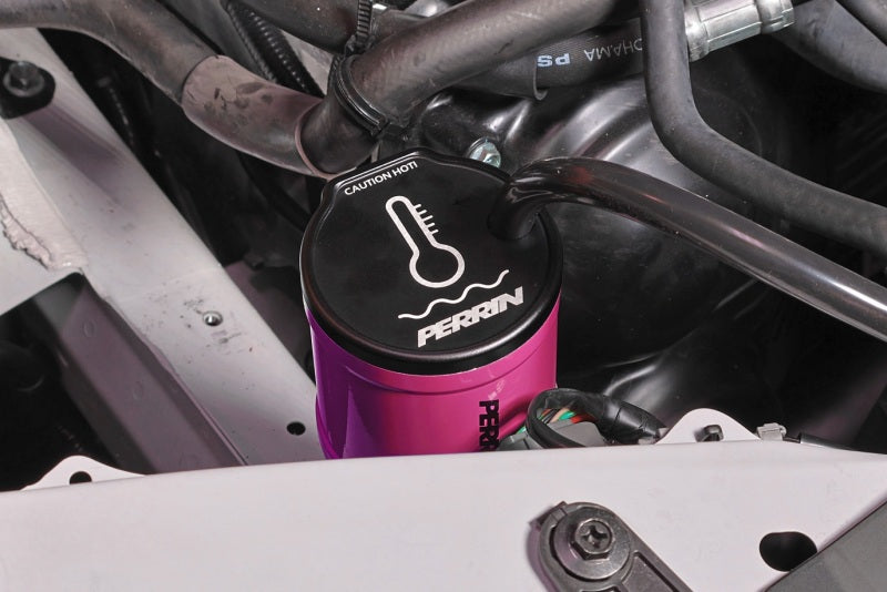 PERRIN 02-25 Subaru WRX / 04-21 STI / 13-26 BRZ/GR86/FRS/86 Coolant Overflow Tank - Hyper Pink
