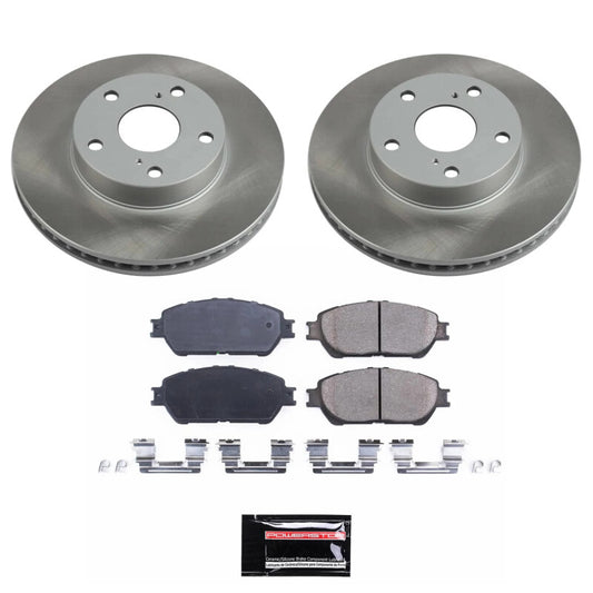 Power Stop 05-15 Toyota Tacoma Front Semi-Coated Rotor Kit