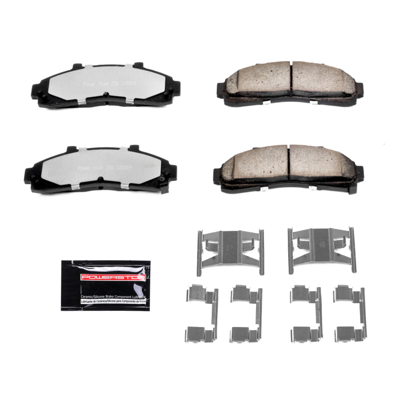 Power Stop 95-01 Ford Explorer Front Z36 Truck & Tow Brake Pads w/Hardware