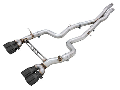 AWE Tuning BMW F8X M3/M4 Track Edition Catback Exhaust - Diamond Black Tips - Precision R