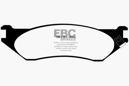 EBC 04-06 Dodge Durango 3.7 Yellowstuff Front Brake Pads